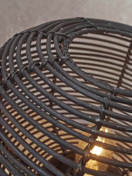 Stolní lampa tanami 30 cm černá
