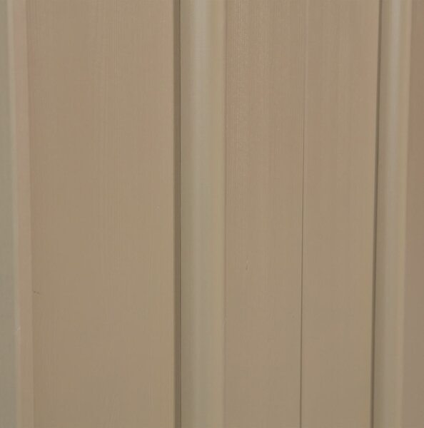 Komoda suba 85 x 200 cm krémově hnědá