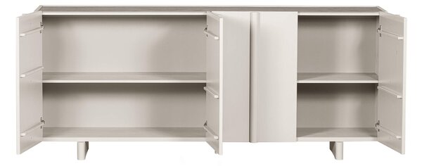 Komoda suba 85 x 200 cm krémová
