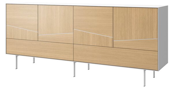 Komoda inasa 200 x 84 cm bílá