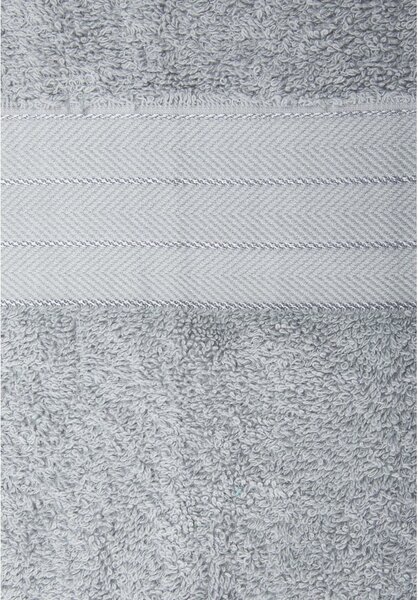 Světle šedé froté bavlněné ručníky v sadě 4 ks 50x100 cm – Good Morning