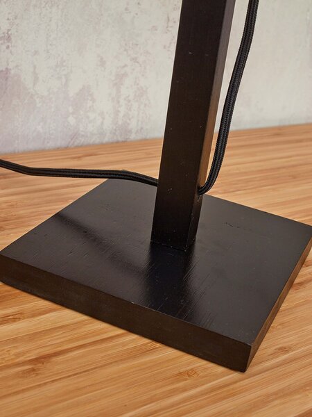 Stolní lampa gazuto 37 cm černá