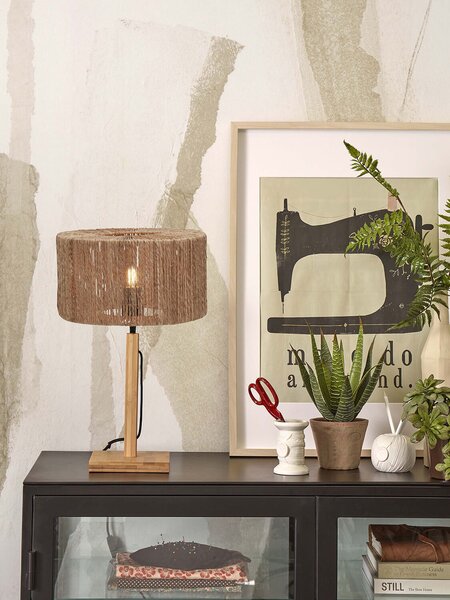 Stolní lampa gazuto 37 cm přírodní