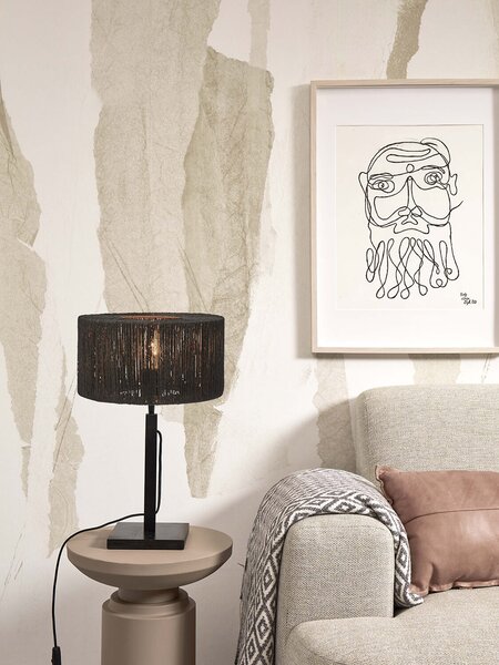 Stolní lampa gazuto 37 cm černá