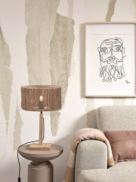 Stolní lampa gazuto 37 cm přírodní