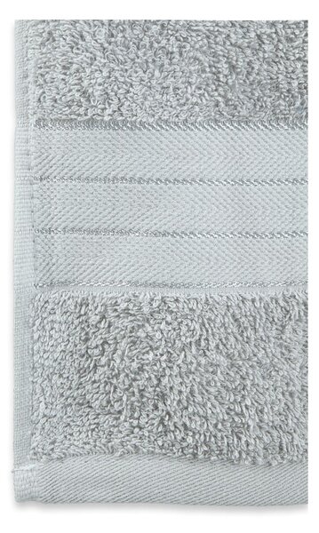 Světle šedé froté bavlněné ručníky v sadě 4 ks 50x100 cm – Good Morning