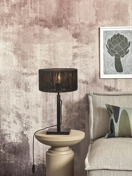 Stolní lampa gazuto 37 cm černá