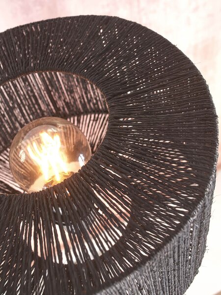 Stolní lampa gazuto 37 cm černá