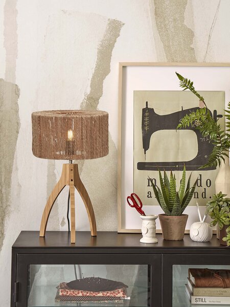 Stolní lampa gazuto 40 cm přírodní