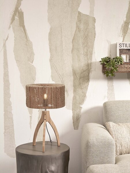 Stolní lampa gazuto 40 cm přírodní