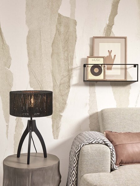 Stolní lampa gazuto 40 cm černá