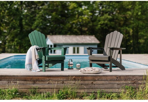 Zelené plastové zahradní křeslo Adirondack – Bonami Selection