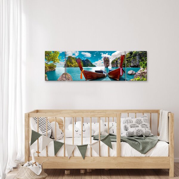 Obraz - Ráj na zemi (170x50 cm)