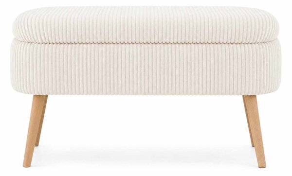 ASIR Taburet OSLO LINEN krémová