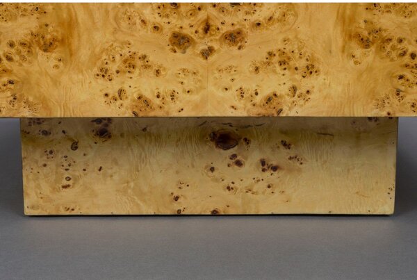 Konferenční stolek v dekoru ořechu v přírodní barvě 90x90 cm Quinn – Dutchbone