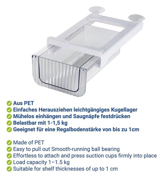 Plastový organizér do lednice 27x16 cm Kira – Wenko