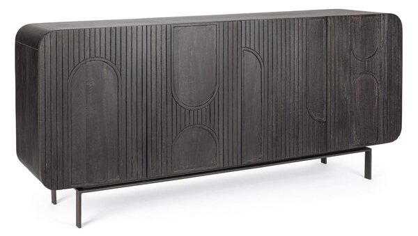 Komoda Sarrina 180 x 82 cm černá