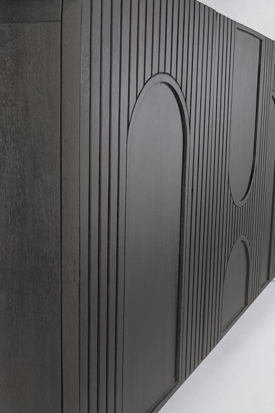 Komoda Sarrina 180 x 82 cm černá