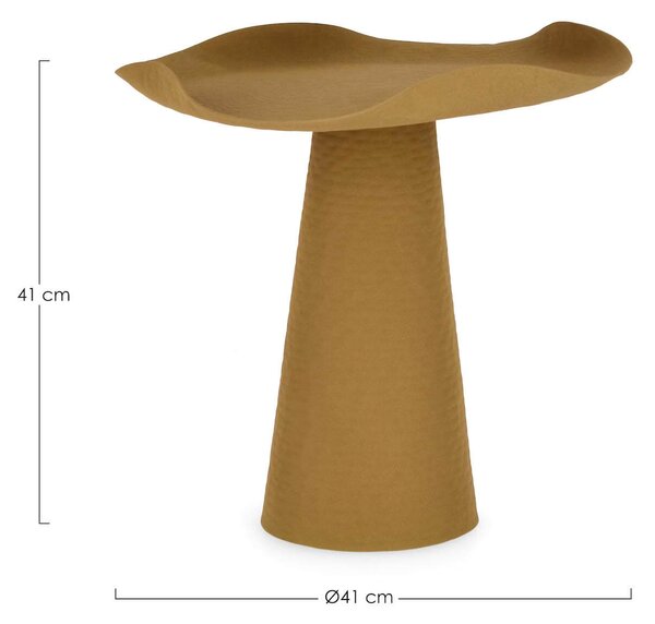 Konferenční stolek Lali ⌀46 cm žlutý
