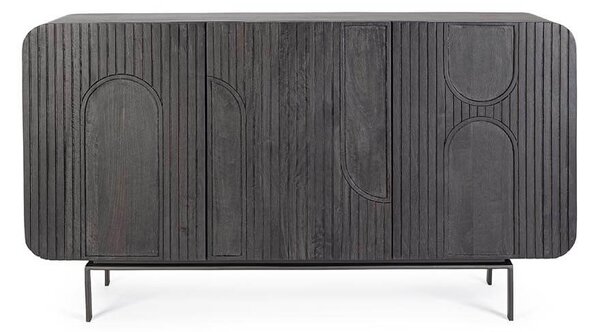 Komoda Sarrina 145 x 82 cm černá