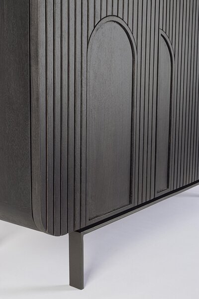 Komoda Sarrina 145 x 82 cm černá