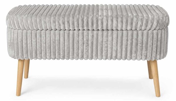 ASIR Taburet OSLO LINEN šedá