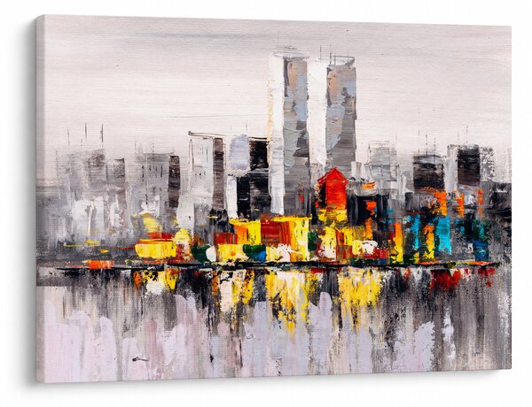 Obraz - Malba velkoměsta (70x50 cm)