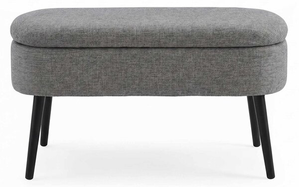 ASIR Taburet OSLO LINEN šedá