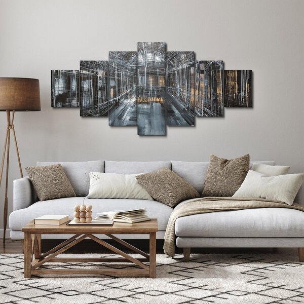 Obraz interiéru staré budovy (210x100 cm)