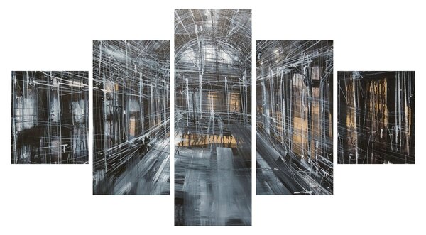Obraz interiéru staré budovy (125x70 cm)