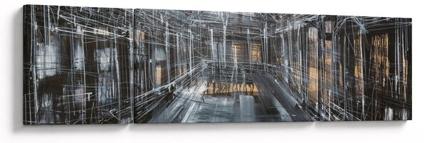 Obraz interiéru staré budovy (170x50 cm)