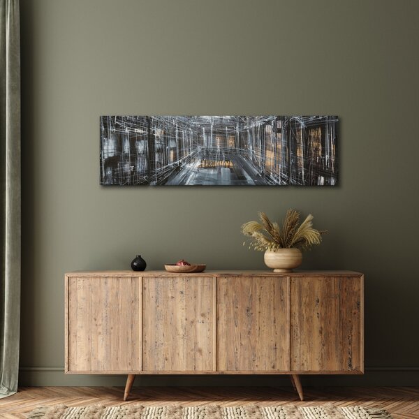 Obraz interiéru staré budovy (170x50 cm)