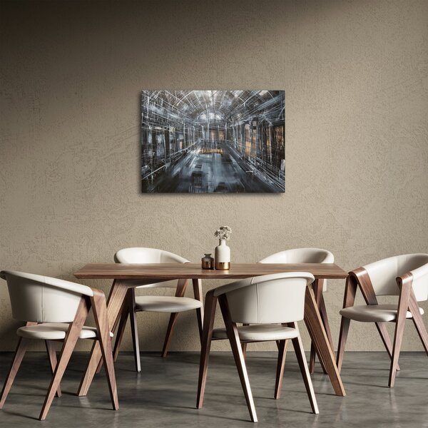 Obraz interiéru staré budovy (70x50 cm)