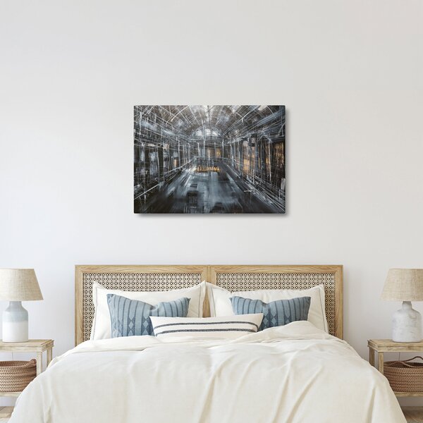Obraz interiéru staré budovy (70x50 cm)