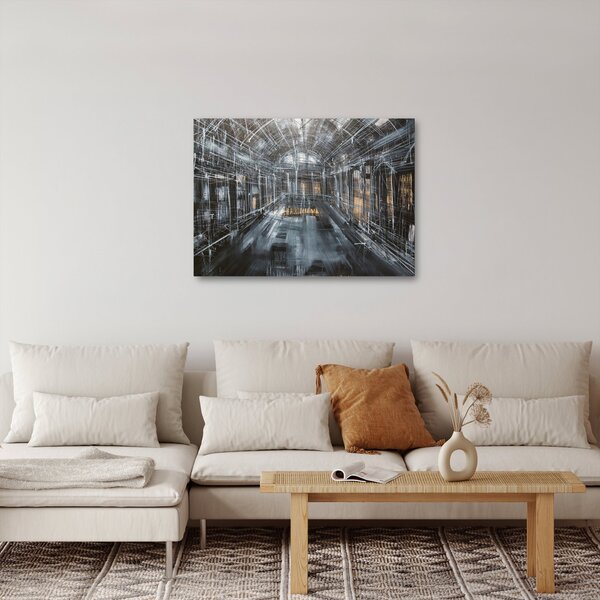 Obraz interiéru staré budovy (70x50 cm)