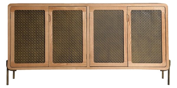 Skříňka Nevoa 162 x 80 cm přírodní