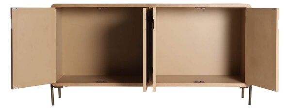 Skříňka Nevoa 162 x 80 cm přírodní