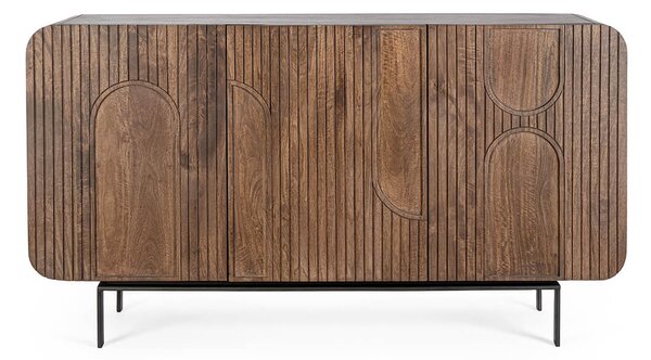 Komoda Sarrina 145 x 82 cm hnědá