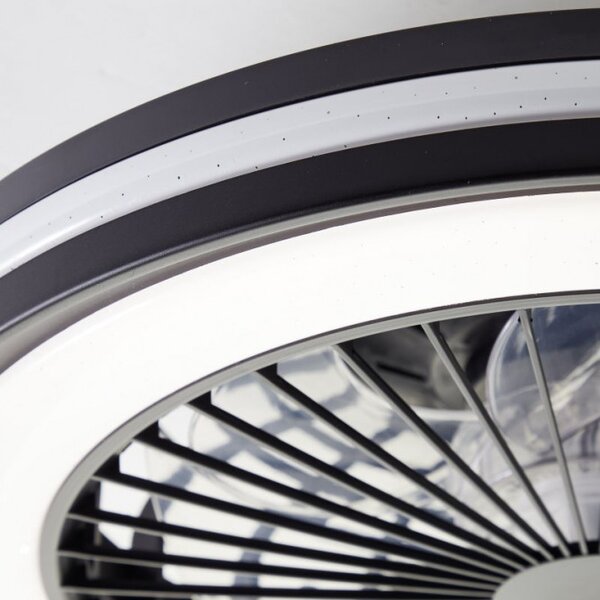 Brilliant G99280/06 Stmívatelné LED svítidlo PALMERO s reverzním VENTILÁTOREM + funkce LED