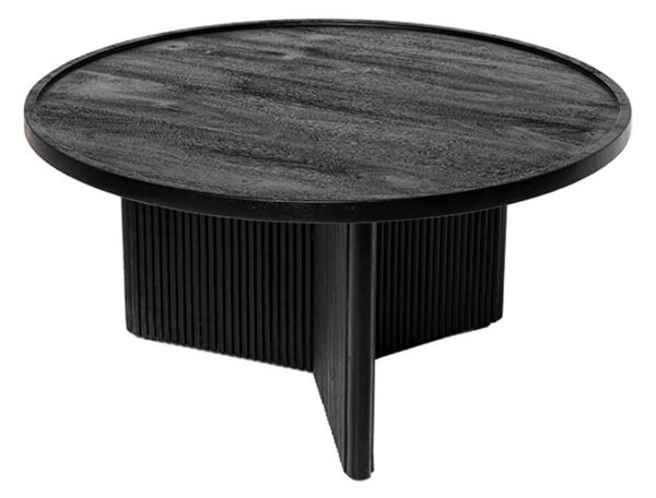 Konferenční stolek sifra Ø 80 cm černý