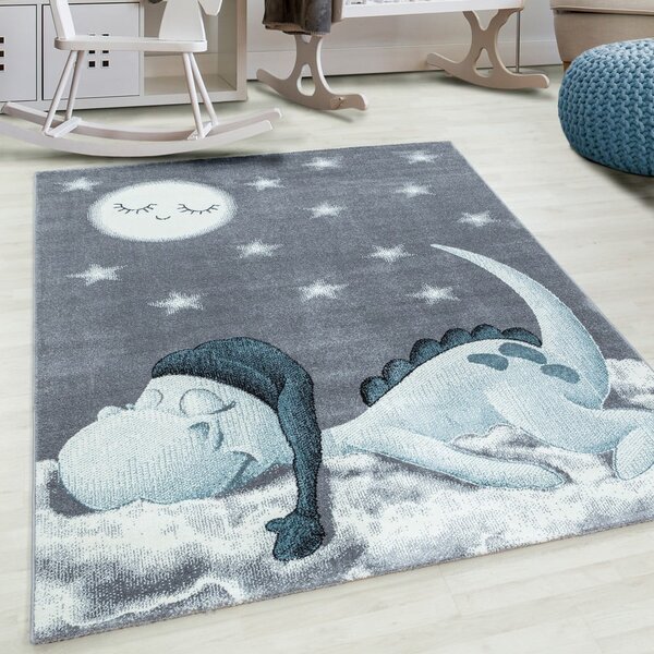 Modro-šedý dětský koberec 160x230 cm Bambi – Ayyildiz Carpets