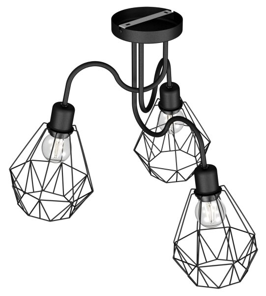 Přisazený lustr BERGEN 3xE27/60W/230V
