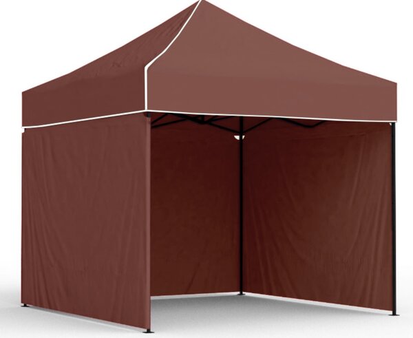 JAKS Nůžkový stan Profi 3 × 4,5 m – hnědý