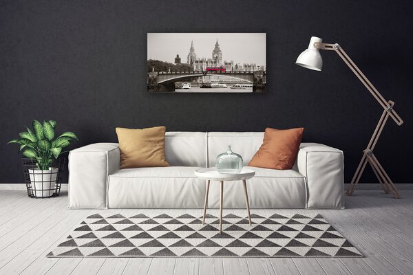 Obraz na plátně Most Londýn Big Ben 100x50 cm