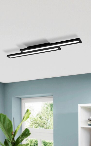 STROPNÍ LED SVÍTIDLO, 116/16/5 cm Eglo - Online Only svítidla, Online Only