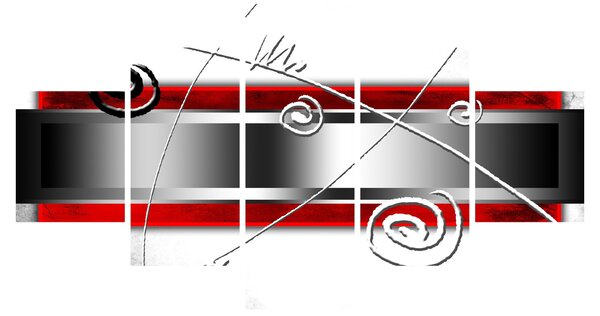 Abstraktní obraz (125x70 cm)