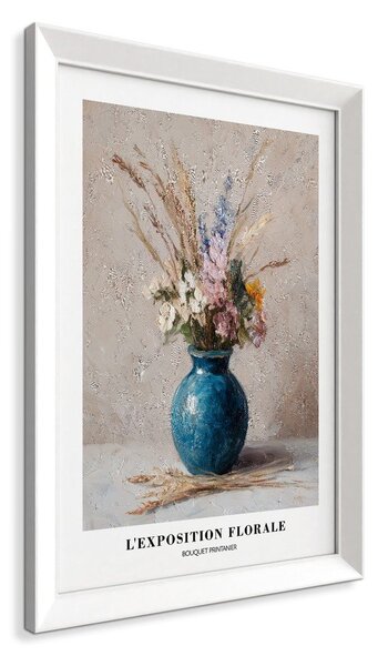 Tištěný obraz s rámem 56x75 cm Blue Vase – Styler