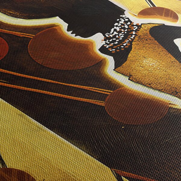 Obraz umělecké pradávné malby (210x100 cm)