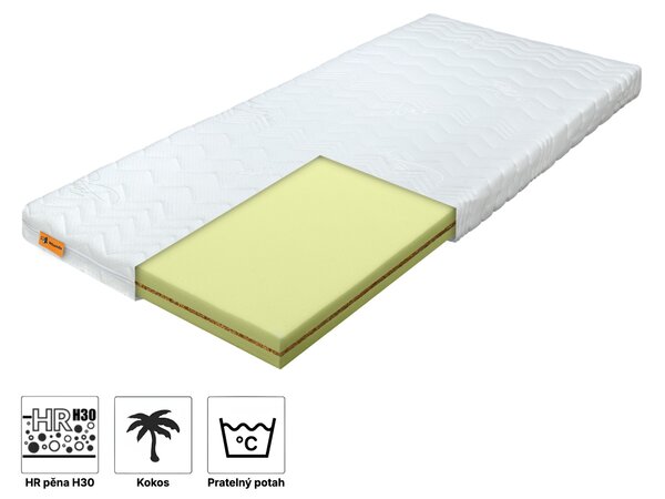 Wilsondo Dětská pěnová matrace Healthy Kid 120×60
