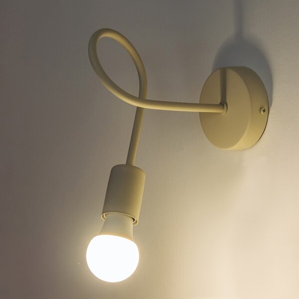 Nástěnná lampička OXFORD 1xE27/15W/230V krémová